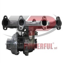 Turbo elaborato su cuscinetti GTB1752 Audi, Seat, Skoda, VK 8 valvole