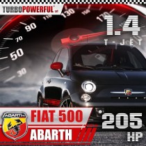Turbo elaborato Fiat 500 Abarth 1.4 T-Jet 99 Kw - 135 CV