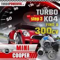 Turbina elaborata K04 Mini Cooper STEP 3 fino a 300cv
