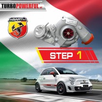 Turbo elaborato STEP 1 500 Abarth 595 G.Punto 1.4 T-Jet Turbo TD04 fino a 230CV