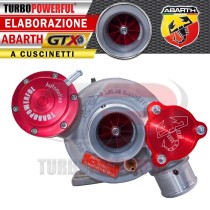 Turbo elaborato GTX a cuscinetti per ABARTH fino a 250cv