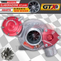 Turbo elaborato GTX 1446 per ABARTH con Girante NEW DESIGN