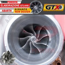 Turbo elaborato GTX 1446 per ABARTH con Girante NEW DESIGN