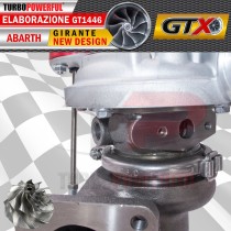 Turbo elaborato GTX 1446 per ABARTH con Girante NEW DESIGN