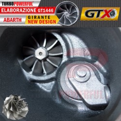 Turbo elaborato GTX 1446 per ABARTH con Girante NEW DESIGN