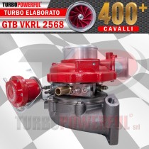 Turbo elaborato GTB VKRL 2568 a cuscinetti 400cv+