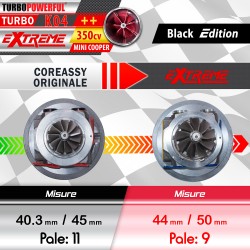 Turbina elaborata Mini Cooper K04 EXTREME 350cv Black