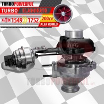 Turbo upgrade da GTB1549 a GTB1752 200cv Alfa Romeo