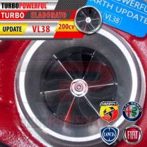 Turbo elaborato UPDATE VL38 step3 205cv - Abarth - Alfa - Fiat - Lancia