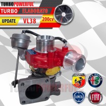 Turbo elaborato UPDATE VL38 step3 205cv - Abarth - Alfa - Fiat - Lancia