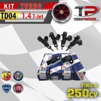 Kit turbo TD04 1.4 T-jet Step 2 250cv Abarth Fiat Alfa Romeo