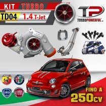 Kit turbo TD04 1.4 T-jet Step 2 250cv Abarth Fiat Alfa Romeo