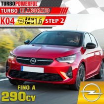Turbo elaborato Update K04 Opel Astra / Corsa 1.6 STEP 2 290cv