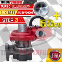 Turbo elaborato KP35-0005 Fiat 1.3 Mjt +50cv Step3
