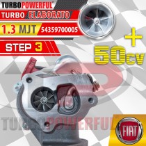 Turbo elaborato KP35-0005 Fiat 1.3 Mjt +50cv Step3