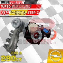 Turbo elaborato Update K04 Opel Astra / Corsa 1.6 STEP 2 290cv