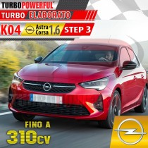 Turbo elaborato Update K04 Opel Astra / Corsa 1.6 STEP 3 310cv