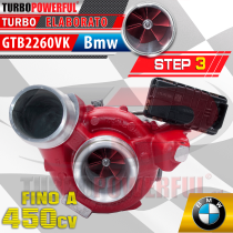Turbo elaborato GTB2260VK a Cuscinetti Bmw Step3 450cv