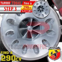 Turbo elaborato TD04L Anti Surge STEP 3 per Abarth 1.4 T-Jet fino a 290CV