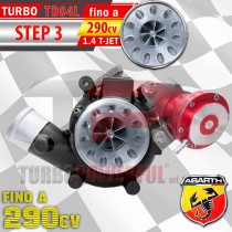 Turbo elaborato TD04L Anti Surge STEP 3 per Abarth 1.4 T-Jet fino a 290CV