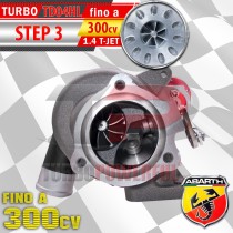 Turbo elaborato TD04HL Anti Surge STEP 3 per Abarth 1.4 T-Jet fino a 300CV