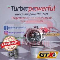 Turbo elaborato 1446 Garrett 2555R GTX 2°gen a cuscinetti Abarth 799502