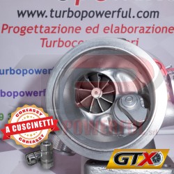 Turbo elaborato 1446 Garrett 2555R GTX 2°gen a cuscinetti Abarth 799502