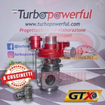 Turbo elaborato 1446 Garrett 2555R GTX 2°gen a cuscinetti Abarth 799502