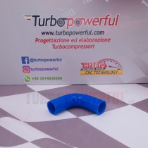 Curva in silicone 90° Ø 35mm - lunghezza 100mm
