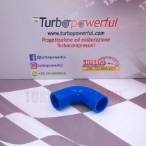 Curva in silicone 90° Ø 50mm - lunghezza 100mm