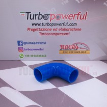 Curva in silicone 90° Ø 55mm - lunghezza 100mm