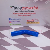 Curva in silicone 45° Ø 38mm - lunghezza 150mm