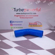 Curva in silicone 45° Ø 57 - lunghezza 150mm
