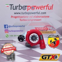 Turbo elaborato Abarth GTX da 300cv a 450cv step 1-2-3-4