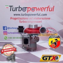 Turbo elaborato Abarth GTX da 300cv a 450cv step 1-2-3-4