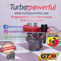Turbo elaborato Abarth GTX da 300cv a 450cv step 1-2-3-4