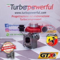 Turbo elaborato Abarth GTX da 300cv a 450cv step 1-2-3-4