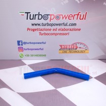 Curva in silicone 45° Ø 16mm - lunghezza 150mm