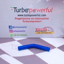 Curva in silicone 45° Ø 22mm - lunghezza 100mm