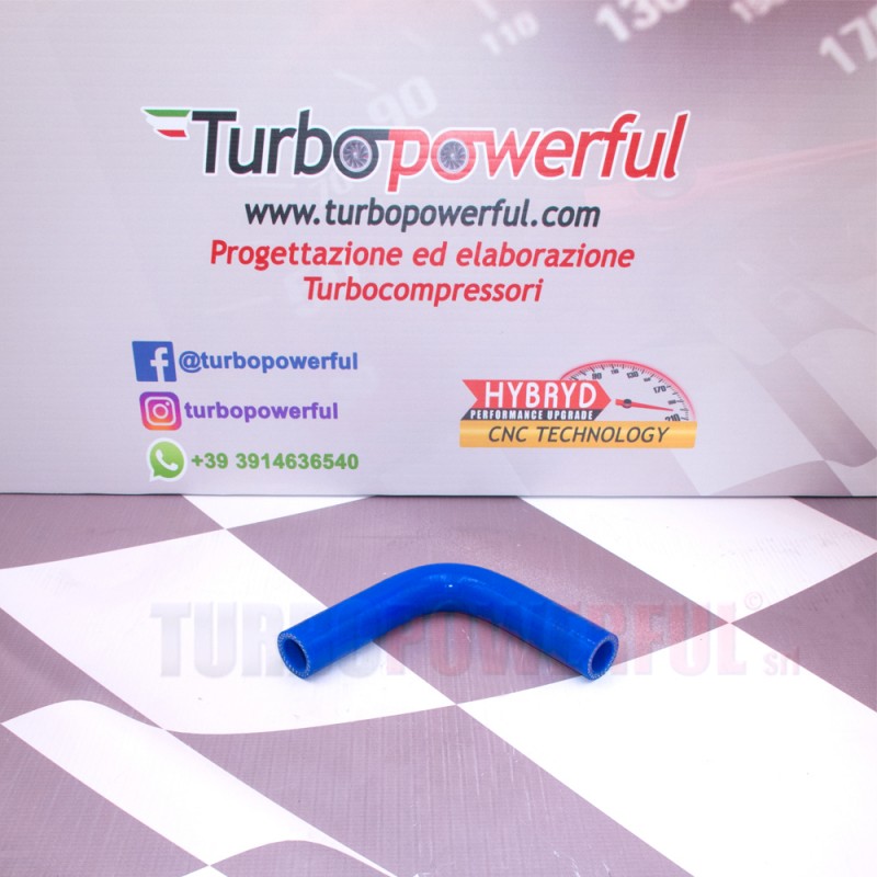 Curva in silicone 90° Ø 22mm - lunghezza 100mm