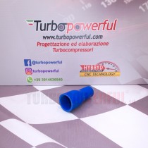 Riduzione in silicone diritta da 50mm a 35mm - lunghezza 130mm