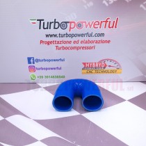 Curva in silicone 180° Ø 28mm - lunghezza 100mm