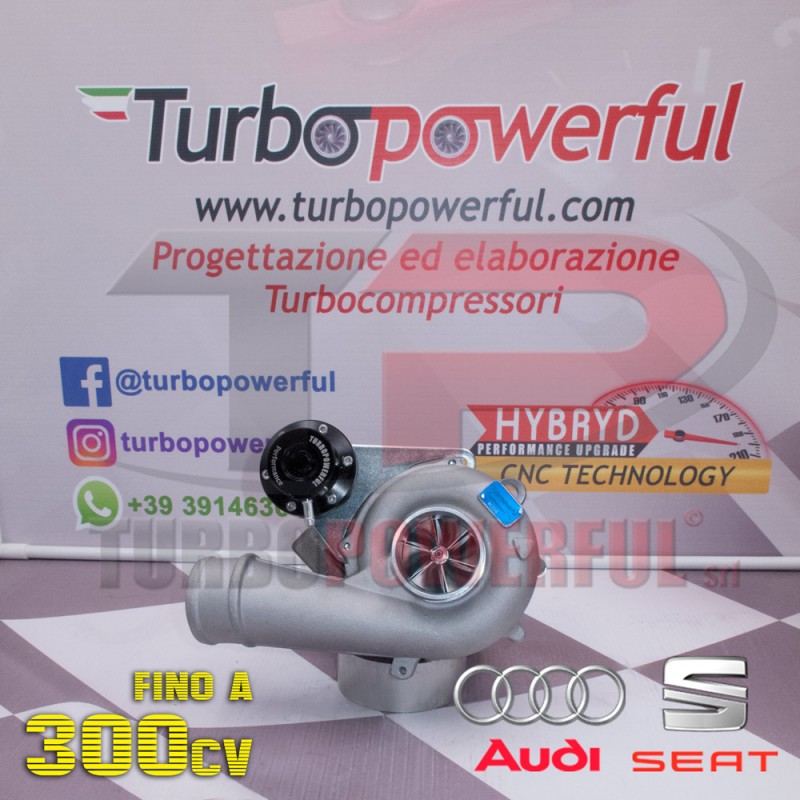 Turbo elaborato K04 Audi Seat 53049700023 step2 fino a 300cv