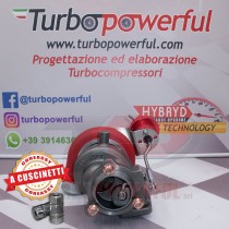 Turbo elaborato Abarth GTX2260 a cuscinetti oltre 300cv
