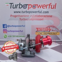 Turbo elaborato Abarth GTX2260 a cuscinetti oltre 300cv