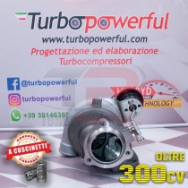 Turbo elaborato Abarth TD04HLX a cuscinetti oltre 300cv