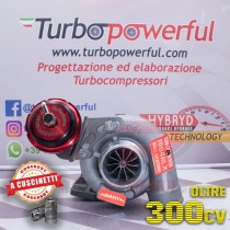 Turbo elaborato Abarth TD04HLX a cuscinetti oltre 300cv