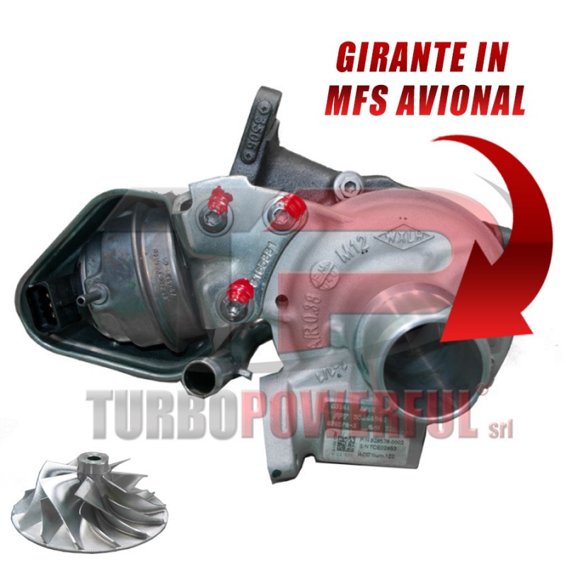 Turbina revisionata in Avional Fiat Panda 1.3 Multijet 70 Kw 95 Cv Diesel