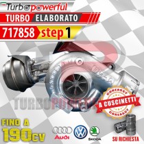 Turbo elaborato 1.9 e 2.0 TDI Audi Skoda Vk 717858 step1 fino a 190cv