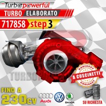 Turbo elaborato 1.9 e 2.0 TDI Audi Skoda Vk 717858 step3 fino a 230cv